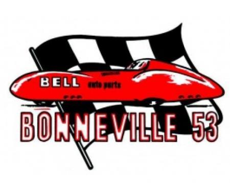 Window Decal, Bonneville Bell Auto Parts, 1953