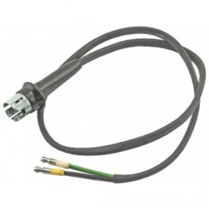 Ford Thunderbird Parking Light Socket, Front Left Turn Signal, PVC Wire, 1956