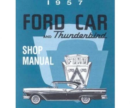 1957 Ford & Thunderbird Shop Manual, Over 500 Pages