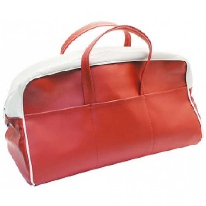 Ford Thunderbird Tote Bag, Red & White, 1956