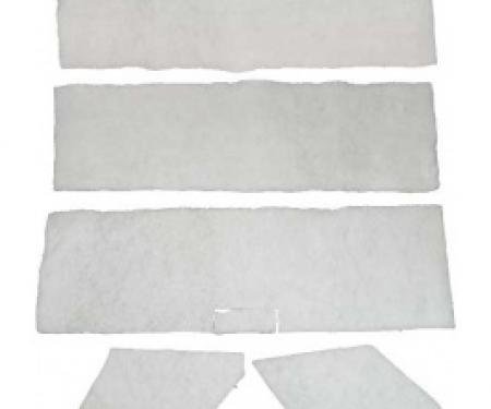 Ford Thunderbird Headliner Insulation Set, 5 Pieces, 1958-60