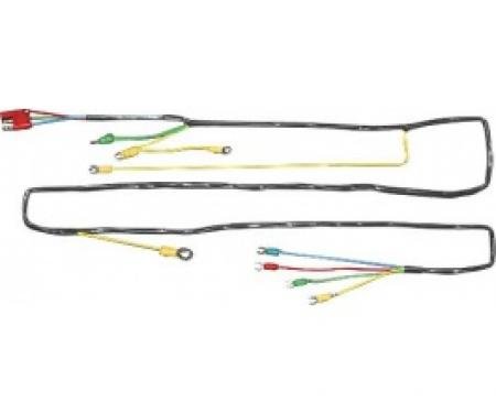 Ford Thunderbird Power Seat Regulator Control Wire, 69 Long, For Dial-A-Matic Power Seat, 1957