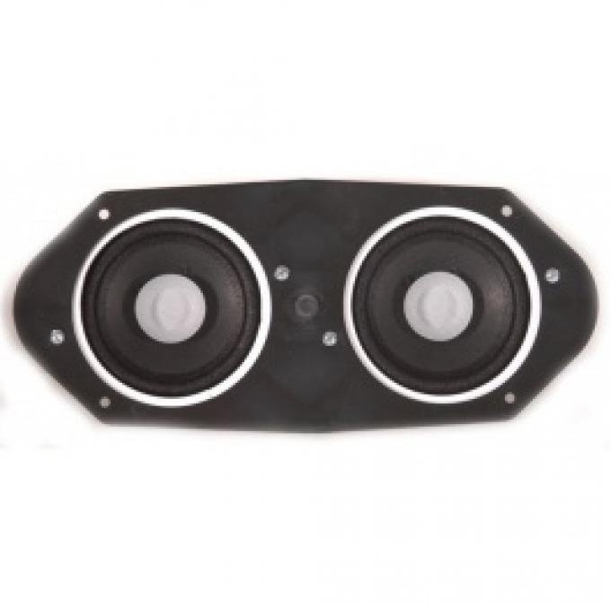 Ken Harrison Speaker Assembly, w/ Dual 3.5 Speakers, 64-66 Thunderbird