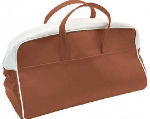 Ford Thunderbird Tote Bag, Buckskin & White, 1956