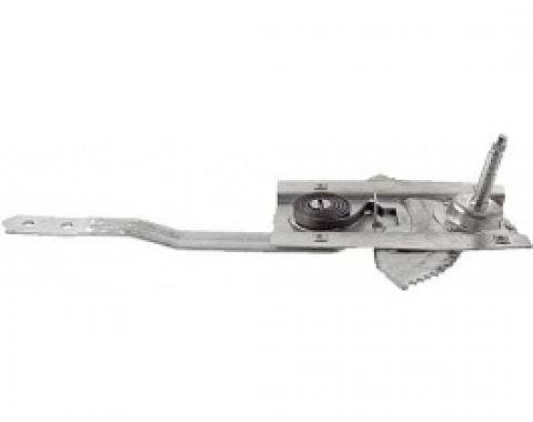 Ford Thunderbird Manual Window Regulator, Left, Zinc Plated, 1955-57