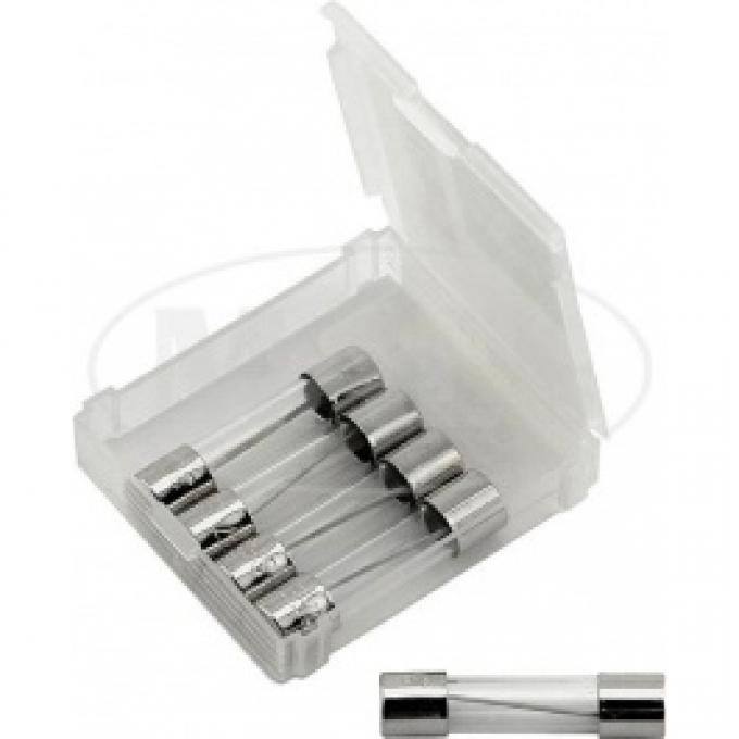 Glass Tube Fuses, SFE-14, Set Of 5 Pieces, For The Heater, 1956-57