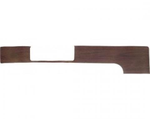 Ford Thunderbird Dash Wood Grain Appliqu?, Under Steering Wheel, Without A/C, 1964-65