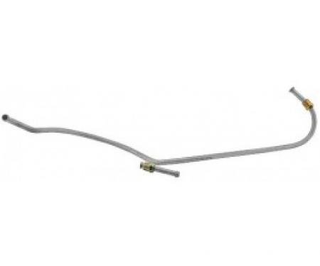 Ford Thunderbird Fuel Pump To Carburetor Fuel Line, 2 Pieces, 390 V8 With In-line Filter, Stainless, 1961