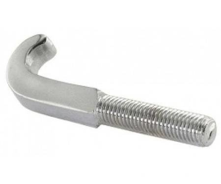 Ford Thunderbird Convertible Top Latch J Hook, Chrome, 1964-66