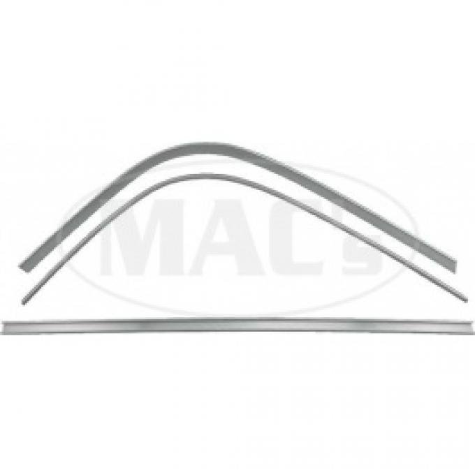 Ford Thunderbird Soft Top Rear Tack Strip Channel, 1955-57
