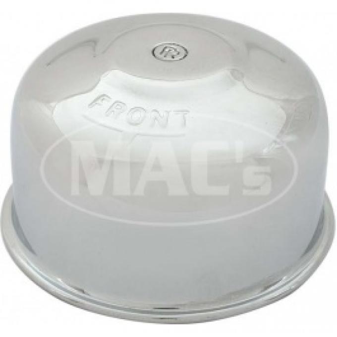 Oil Filler Breather Cap, Push-On, Chrome, 292 And 312 V8, 1955-56