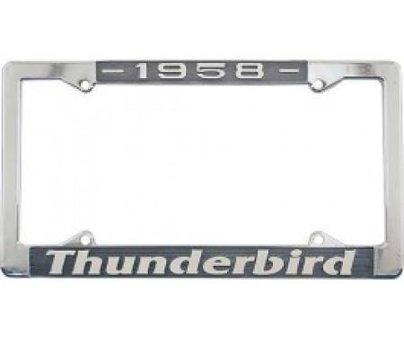 License Plate Frame, 1958 Thunderbird