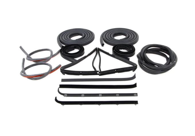 AMD Complete Weatherstrip Seal Kit (14pcs), 80-86 F-Series Pickup w/o Weatherstrip Trim Groove X599-4580-S