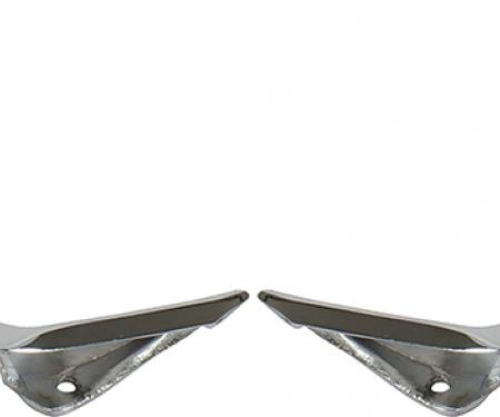 AMD Hood Scoop Bezels, LH/RH Pair, 67 Fairlane GT E-67PDBP