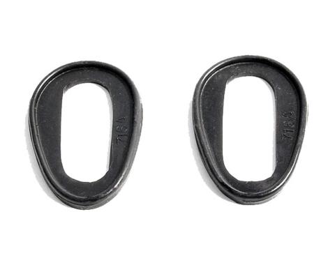 Metro Moulded Parts 1953-1956 Ford / Mercury Door Lock Pads. 1-1/4" Wide X 1-3/4" Long MP 716-A