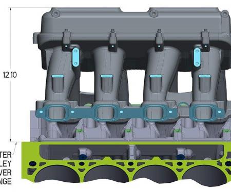 Holley EFI Holley Hi-Ram Intake Plenum Top Only, 2 X 4500 (2.00" Bore) 300-238