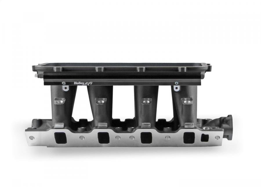 Holley EFI 8.2&quot; SBF Ford Hi-Ram EFI Manifold with Side Mount Top 