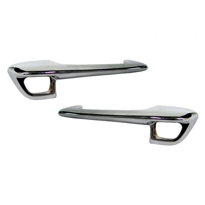 Dennis Carpenter Outside Door Handles - Pair - Right & Left - 1952-56 Ford Car   BA-7022400-PR