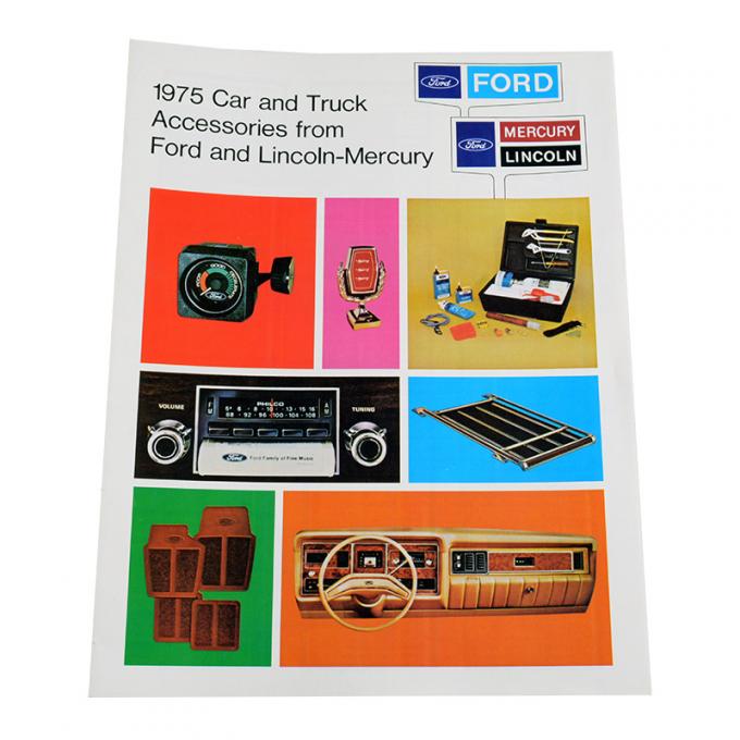 Dennis Carpenter Sales Brochure - Accessories - 1975 Ford Truck, 1975 Ford Car TR-7530-2