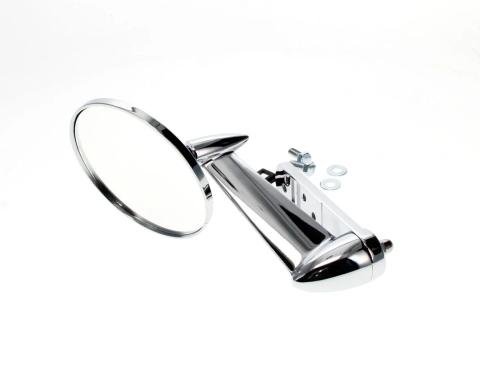 AMD Chrome Door Mirror, with Hardware, 53-66 Ford F100 F250 570-4553