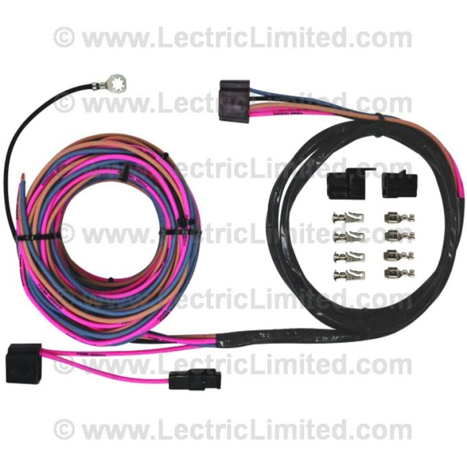 Lectric Limited 1980-1986 Ford Bronco Classic Update Series Wiring Harness Factory Power Tailgate Window Kit 510486