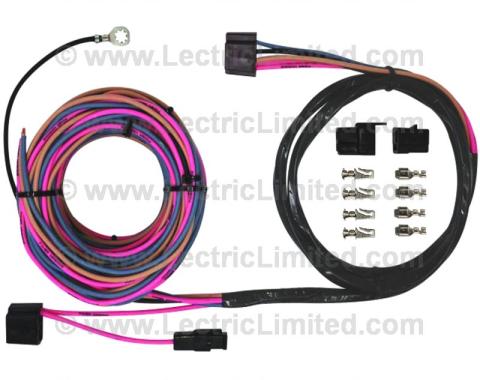 Lectric Limited 1980-1986 Ford Bronco Classic Update Series Wiring Harness Factory Power Tailgate Window Kit 510486