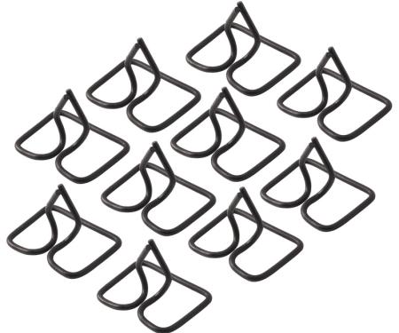 Dennis Carpenter Side of Hood Clip Kit - 1951-52 Ford Truck 357841-SET
