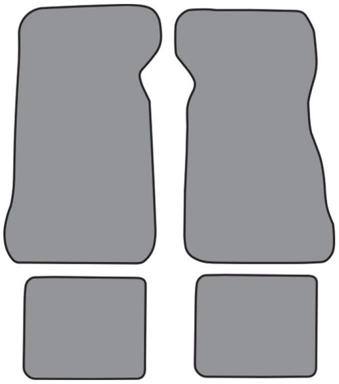 ACC 1972-1973 Ford Thunderbird Floor Mat 4pc (FM217F FM18R) Loop