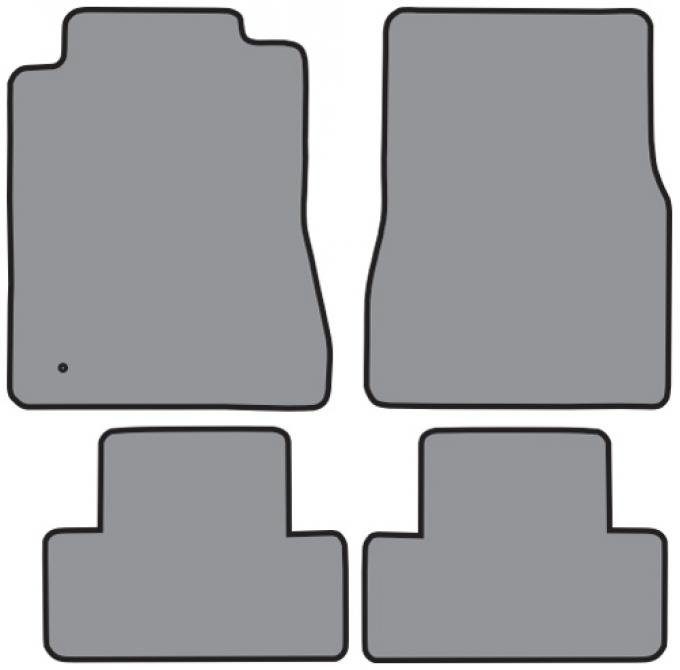 ACC 2005-2009 Ford Mustang Floor Mat 4pc (FM298 FM298A) Cutpile