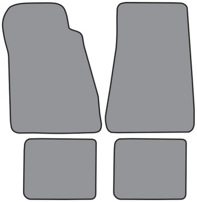 ACC 1987-1991 Ford LTD Crown Victoria Floor Mat 4pc (FM81F FM18R) Cutpile