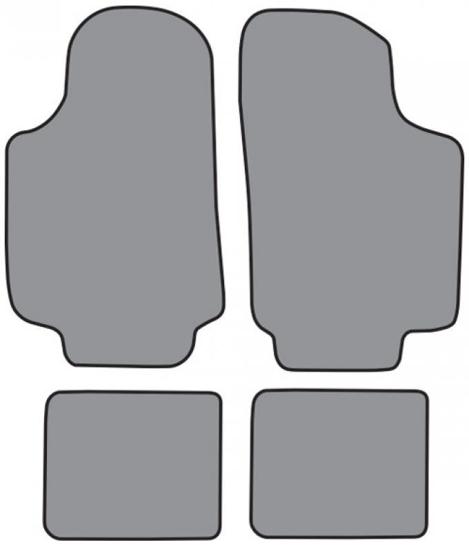ACC 1981-1984 Mercury Lynx Floor Mat 4pc (FM209F FM18R) Cutpile