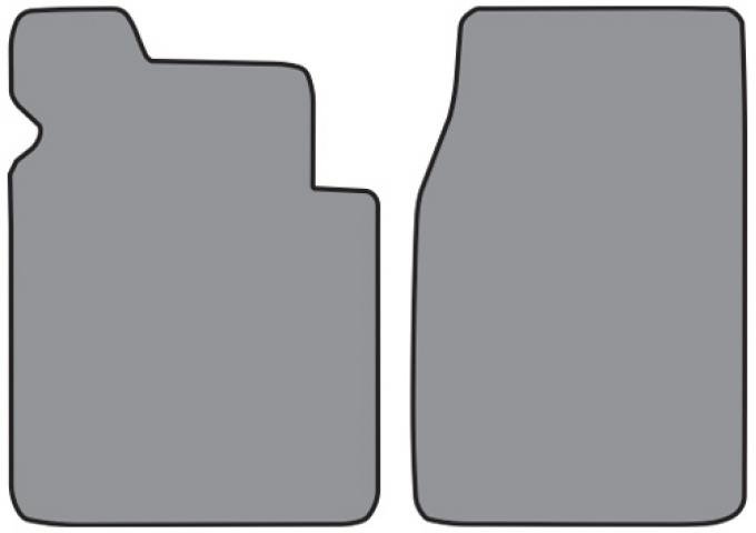 ACC 1953-1956 Ford F-100 Floor Mat 2pc (FM355F) Loop