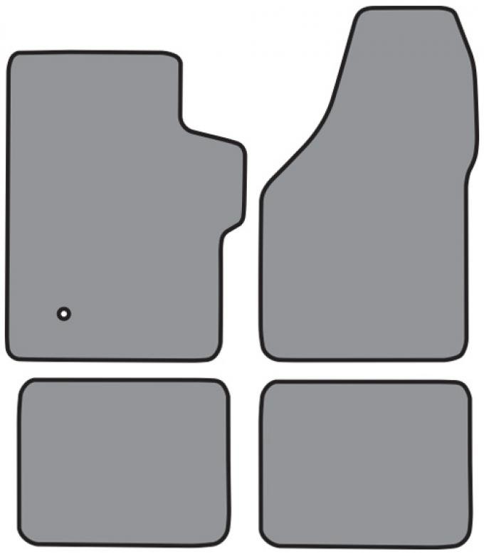 ACC 2008-2016 Ford F-550 Super Duty Crew Cab Floor Mat 4pc (FM363 FM363R) Cutpile