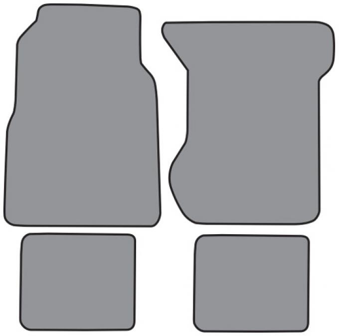 ACC 1969-1972 Ford Ranch Wagon Floor Mat 4pc (FM352F FM18R) Loop