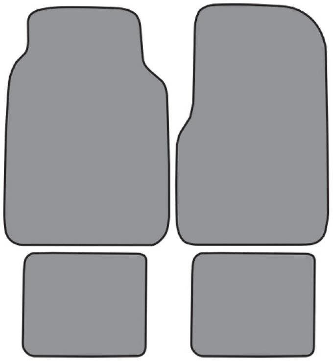 ACC 1974 Ford F-350 Crew Cab Floor Mat 4pc (FM82F FM18R) Cutpile