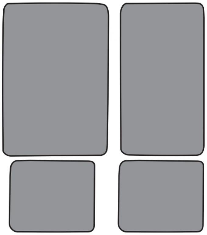 ACC 1966-1973 Ford Bronco Floor Mat 4pc (FM40F FM18R) Loop