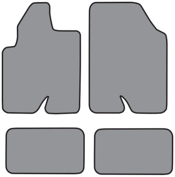 ACC 2008-2010 Mercury Mariner Floor Mat 4pc (FM401AF FM401R) Cutpile