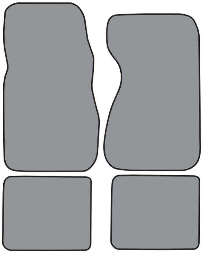 ACC 1979-1986 Mercury Marquis Floor Mat 4pc (FM216F FM18R) Cutpile