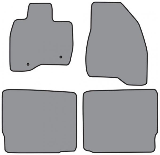 ACC 2015-2016 Ford Explorer Floor Mat 4pc (P628 P628R) Cutpile