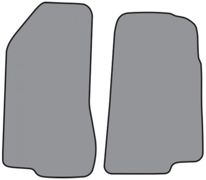 ACC 1991 Ford E-350 Econoline Universal Floor Mat Frt Row 2pc (FO465F) Cutpile