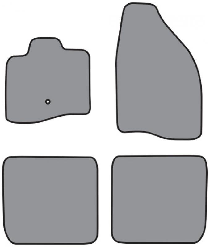 ACC 2005-2007 Mercury Montego Floor Mat 4pc (P519 P519R) Cutpile