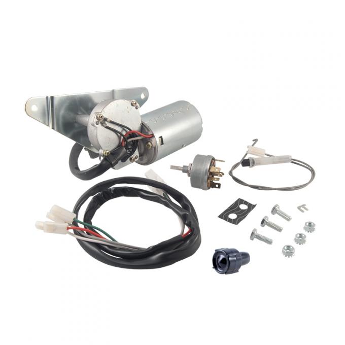 Dennis Carpenter Windshield Wiper Motor Kit - 12 Volt - 2 Speed - 1953-55 Ford Truck BAAA-17508