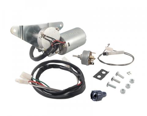 Dennis Carpenter Windshield Wiper Motor Kit - 12 Volt - 2 Speed - 1953-55 Ford Truck BAAA-17508