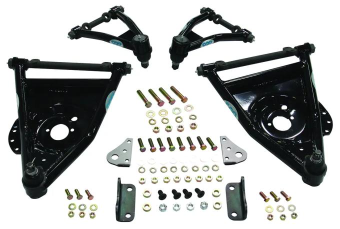 Classic Performance Totally Tubular Upper and Lower Control Arms for 1952-1953 Ford Fullsize with Ball Joints and Upper Arm Mount 5253TCA-ULK-B