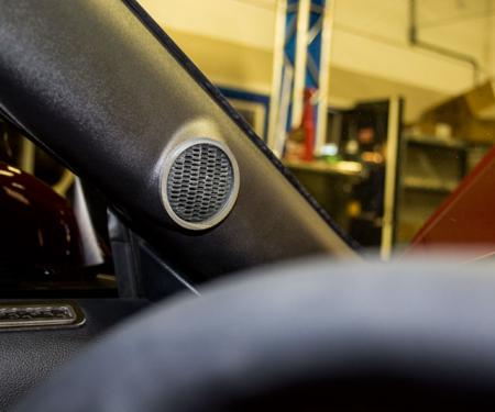American Car Craft 2015-2020 Ford Mustang Polished Speaker Trim Rings Tweeter Polished 2pc 271040
