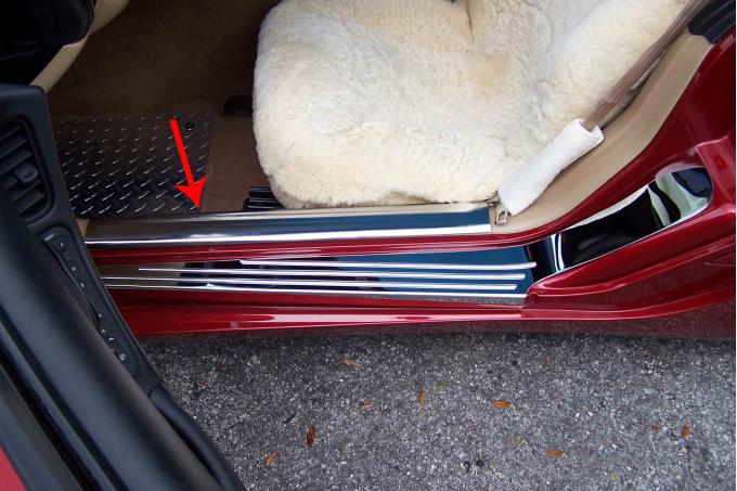 American Car Craft Doorsills Inner Polished 2pc 031014
