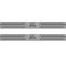 American Car Craft Doorsills Stainless Ford Oval Slotted w/Carbon Fiber 271028