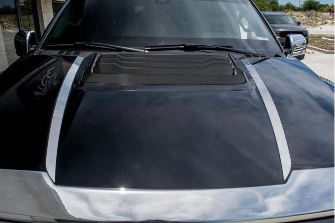 American Car Craft 2017 Ford F-150 Hood Spears Satin Stainless 2pc 772076