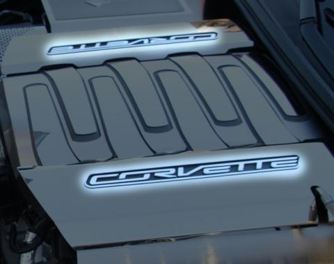 American Car Craft Fuel Rail Insert Corvette Satin Lettering 053045