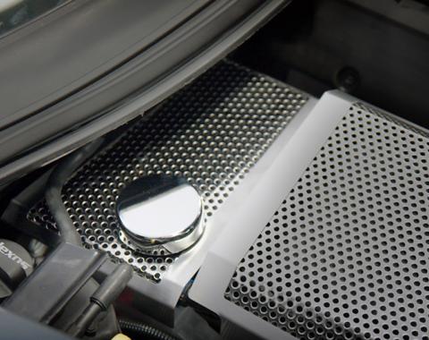 American Car Craft Water Tank Cover Perforated/ Satin 053063